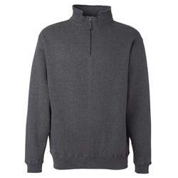 J. America - Mens 8634 Heavyweight Fleece Quarter-Zip Sweatshirt