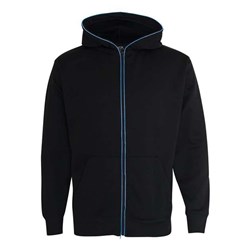 J. America - Mens 8668 Glow Full-Zip Hooded Sweatshirt