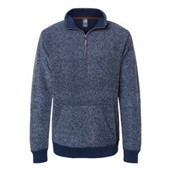 J. America - Mens 8713 Aspen Fleece Quarter-Zip Sweatshirt