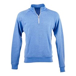 J. America - Mens 8869 Triblend Quarter-Zip Sweatshirt