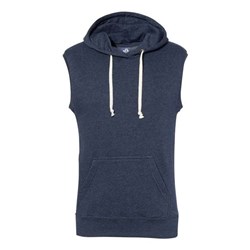 J. America - Mens 8877 Triblend Sleeveless Hooded Sweatshirt