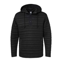 J. America - Mens 8897 Horizon Quilted Anorak Hooded Pullover