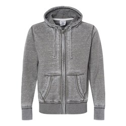 J. America - Mens 8916 Vintage Zen Fleece Full-Zip Hooded Sweatshirt