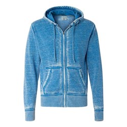 J. America - Mens 8916 Vintage Zen Fleece Full-Zip Hooded Sweatshirt