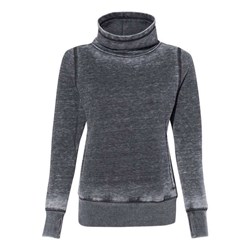 J. America - Womens 8930 Zen Fleece Cowl Neck Sweatshirt