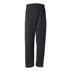 Jerzees - Mens 974Mpr Nublend Open Bottom Sweatpants With Pockets