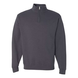 Jerzees - Mens 995Mr Nublend Cadet Collar Quarter-Zip Sweatshirt