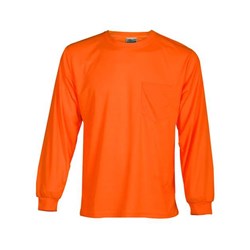 Kishigo - Mens 9122-9123 Microfiber Polyester Long Sleeve T-Shirt