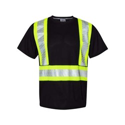 Kishigo - Mens B200-204 Ev Series Enhanced Visibility Contrast Pocket T-Shirt