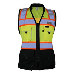 Kishigo - Womens S5021-5022 Premium Black Series Heavy Duty Surveyors Vest