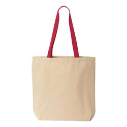 Liberty Bags - Mens 8868 Natural Tote With Contrast-Color Handles