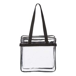 Oad - Mens Oad5005 Oad Clear Tote With Zippered Top