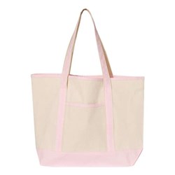 Q-Tees - Mens Q1500 34.6L Large Canvas Deluxe Tote