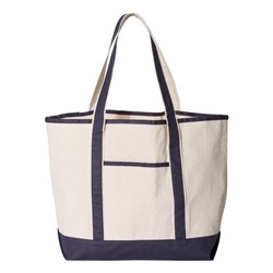 Q-Tees - Mens Q1500 34.6L Large Canvas Deluxe Tote