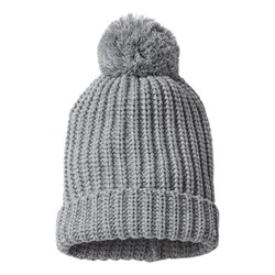 Richardson - Mens 143R Chunky Cable With Cuff & Pom Beanie