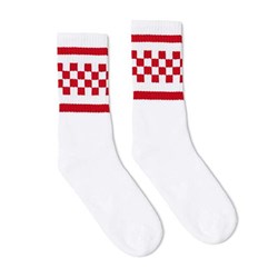Socco - Mens Sc300 Usa-Made Checkered Crew Socks