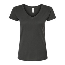 Tultex - Womens 214 Slim Fit Fine Jersey V-Neck T-Shirt