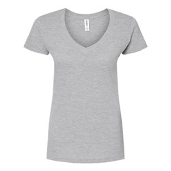 Tultex - Womens 214 Slim Fit Fine Jersey V-Neck T-Shirt