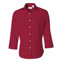 Van Heusen - Womens 13V0527 Three-Quarter Sleeve Baby Twill Shirt