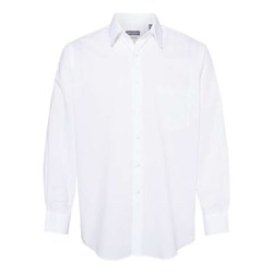 Van Heusen - Mens 13V5052 Broadcloth Point Collar Solid Shirt