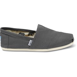 Toms - Mens Classic Canvas Slipon Shoes in Grey