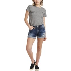 Silver Jeans - Womens Boyfriend Mid Rise Shorts