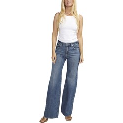 Silver Jeans - Womens Isbister Wide Leg Slim Fit High Rise Jeans