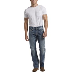 Silver Jeans - Mens Zac Relaxed Fit Straight Jeans