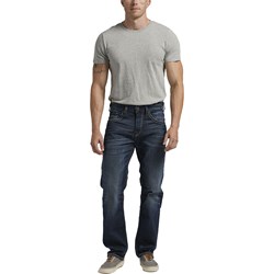 Silver Jeans - Mens Eddie Athletic Fit Tapered Jeans