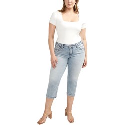 Silver Jeans - Womens Britt Curvy Fit Low Rise Capri