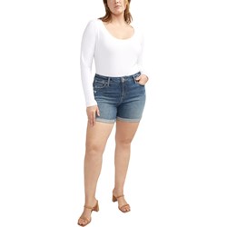 Silver Jeans - Womens Suki Curvy Fit Mid Rise Shorts