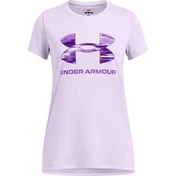 Under Armour - Girls Tech Solid Print Fill Blc T-Shirt