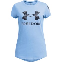 Under Armour - Girls Freedom Print Fill Short Sleeve T-Shirt