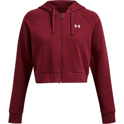 Under Armour - Womens Rival Fleece Crop Fz T Shirt