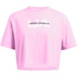 Under Armour - Womens Boxy Crop Branded Short Sleeve T-Shirt