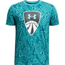 Under Armour - Boys Basketball Shield Printed Short Sleeve T-Shirt
