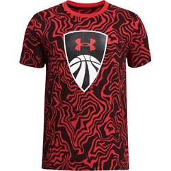 Under Armour - Boys Basketball Shield Printed Short Sleeve T-Shirt