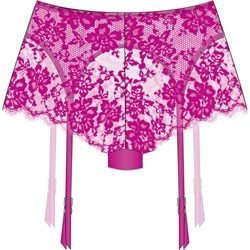 Hanky Panky - Womens Eyelash Garter Short