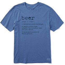 Life Is Good - Mens Beer Defined Crusher T-Shirt