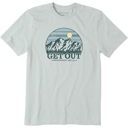 Life Is Good - Mens Get Out Mountains Crusher T-Shirt