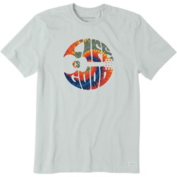 Life Is Good - Mens Guitar Circle Psychedelic Tie Dye T-Shirt