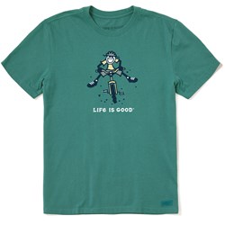 Life Is Good - Mens Jake Mountain Bike Crusher T-Shirt