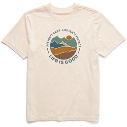 Life Is Good - Mens Life Isn'T Perfect Mountains Short Sleeve T-Shirt