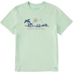 Life Is Good - Mens Quirky Atv Beach Vista Crusher T-Shirt