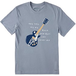 Life Is Good - Mens Quirky Guitar Rock & Roll Can Neve T-Shirt