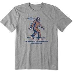 Life Is Good - Mens Somebody'S Squatching Me Short Sleeve T-Shirt