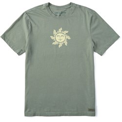 Life Is Good - Mens Woodcut Sunshine Crusher T-Shirt