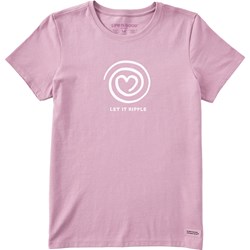 Life Is Good - Womens Let It Ripple Crusher T-Shirt
