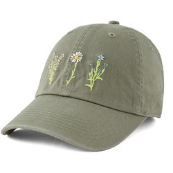 Life Is Good - Unisex Detailed Wildflowers Chill Cap