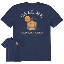 Life Is Good - Mens Call Me Old Fashioned Crusher T-Shirt